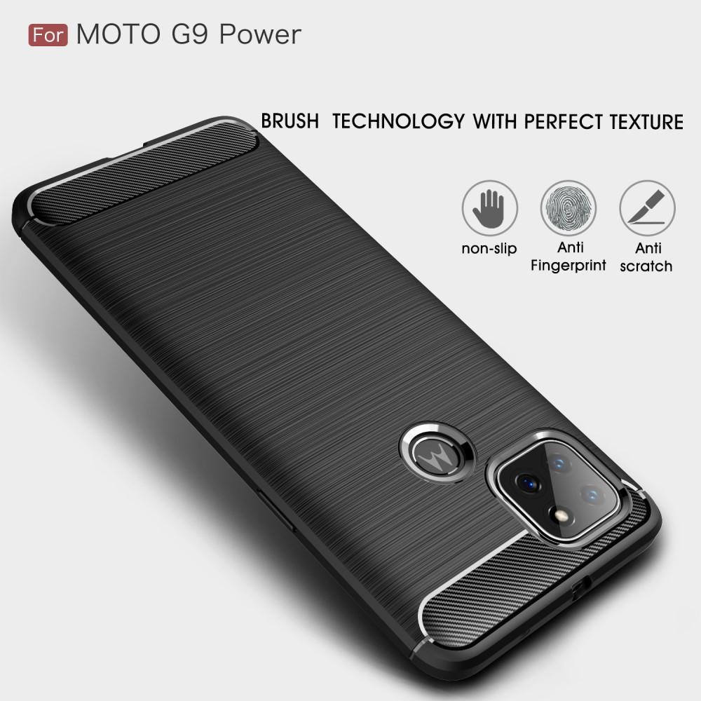 Cover Brushed TPU Case Motorola Moto G9 Power Black