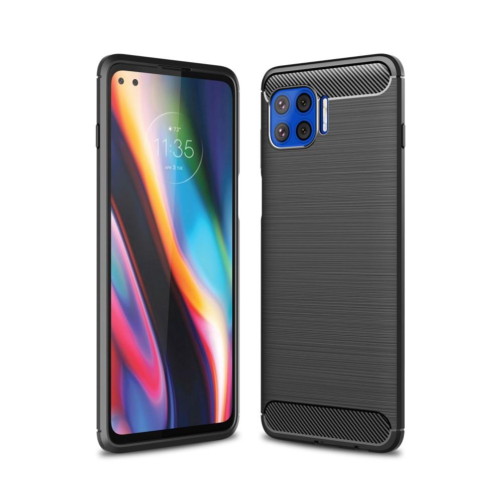Cover TPU Brushed Motorola Moto G Plus 5G Nero