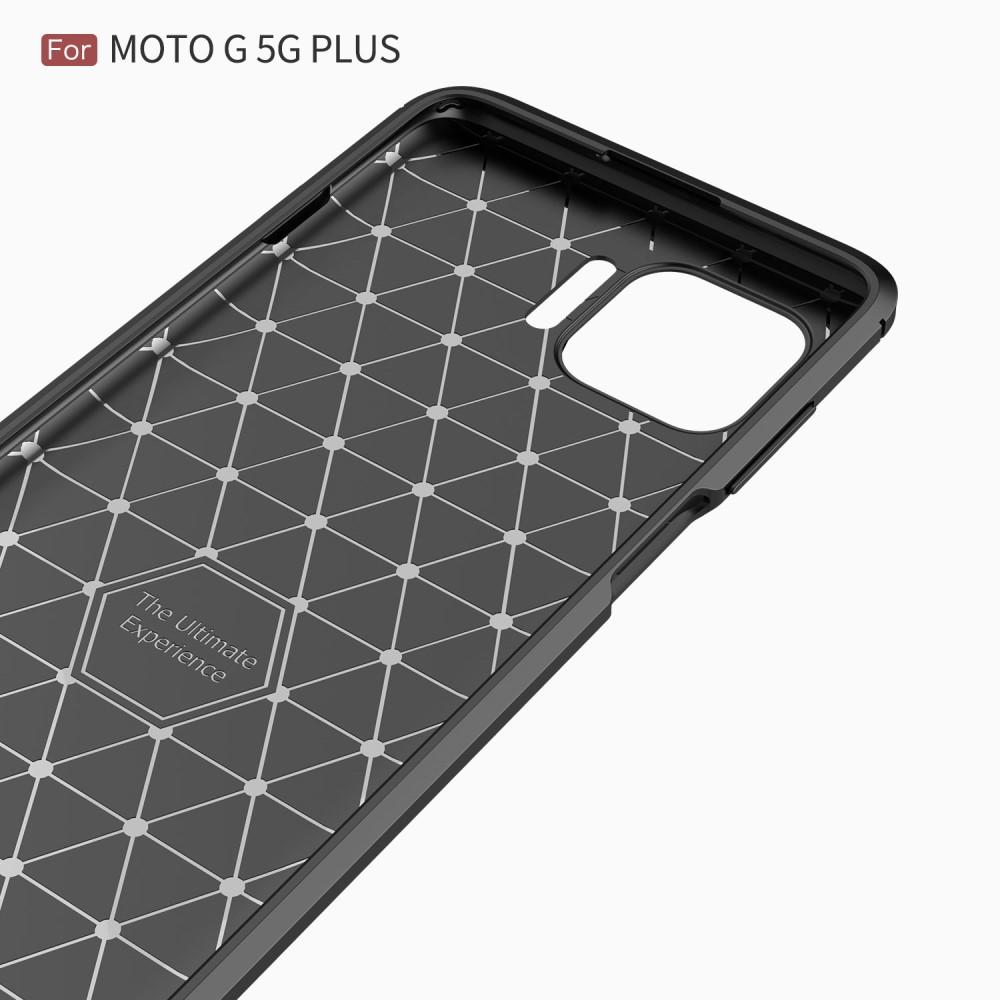 Cover TPU Brushed Motorola Moto G Plus 5G Nero