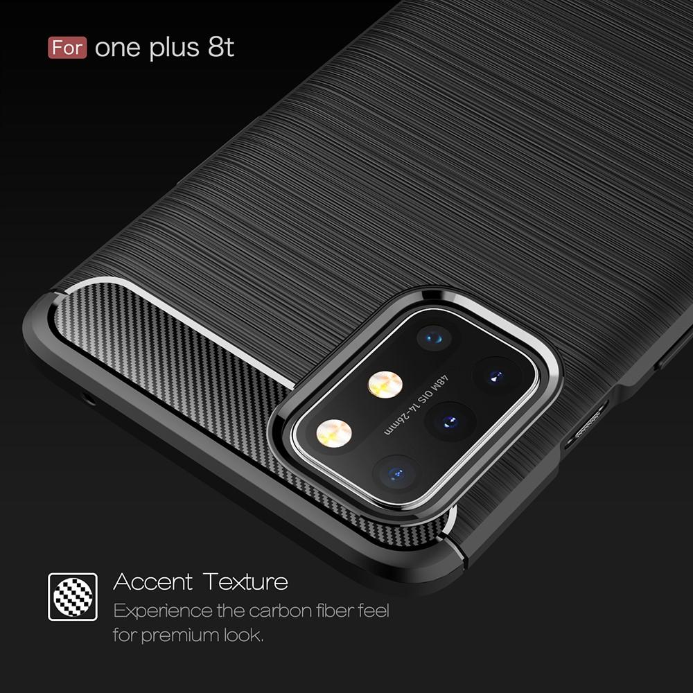 Cover TPU Brushed  OnePlus 8T Nero