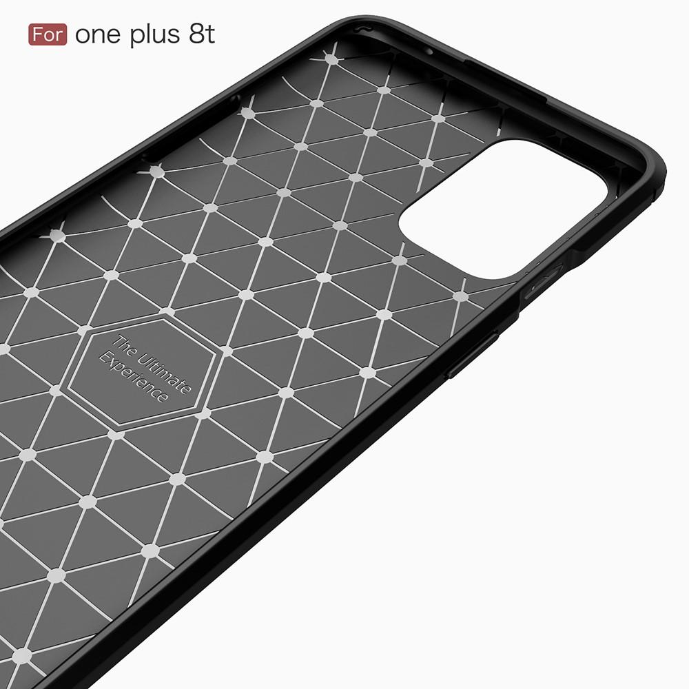 Cover TPU Brushed  OnePlus 8T Nero
