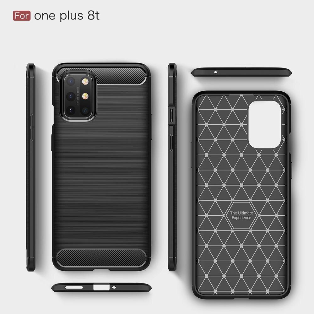 Cover TPU Brushed  OnePlus 8T Nero