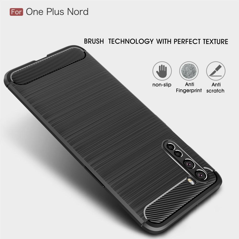 Cover TPU Brushed  OnePlus Nord Nero