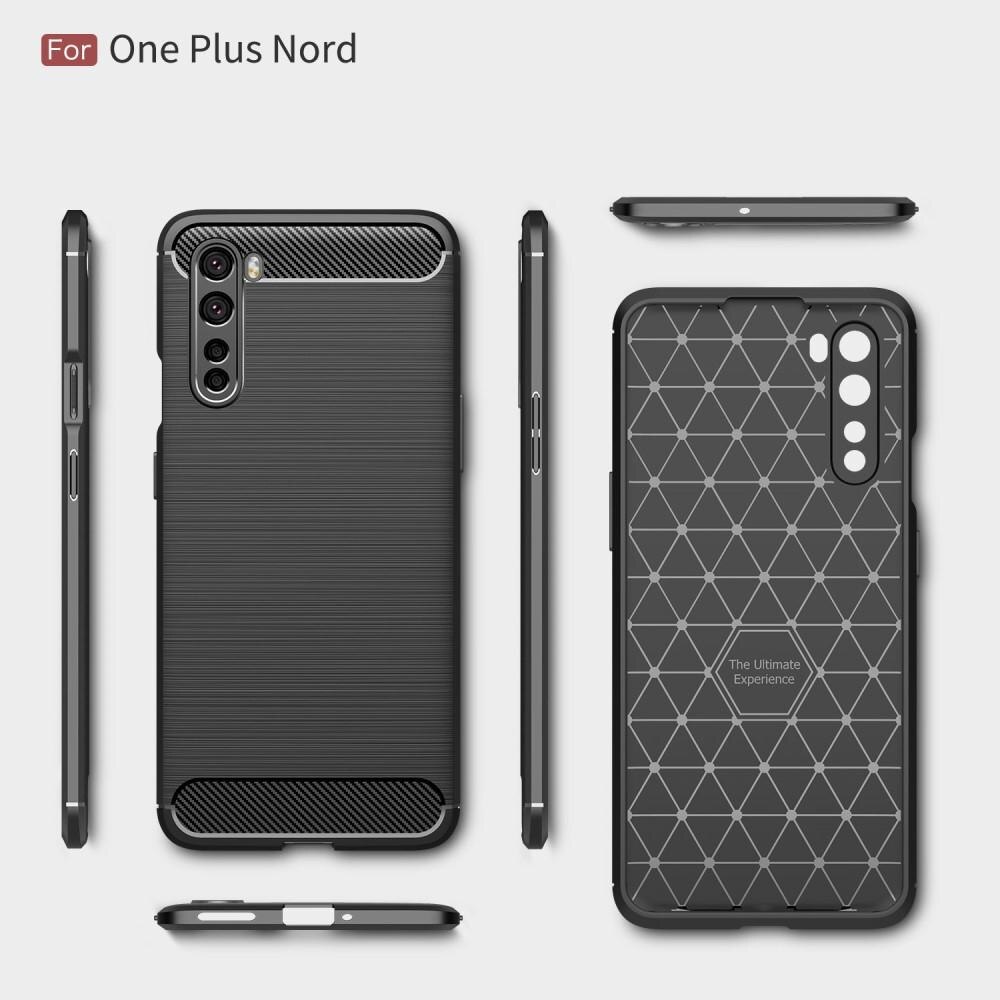 Cover TPU Brushed  OnePlus Nord Nero