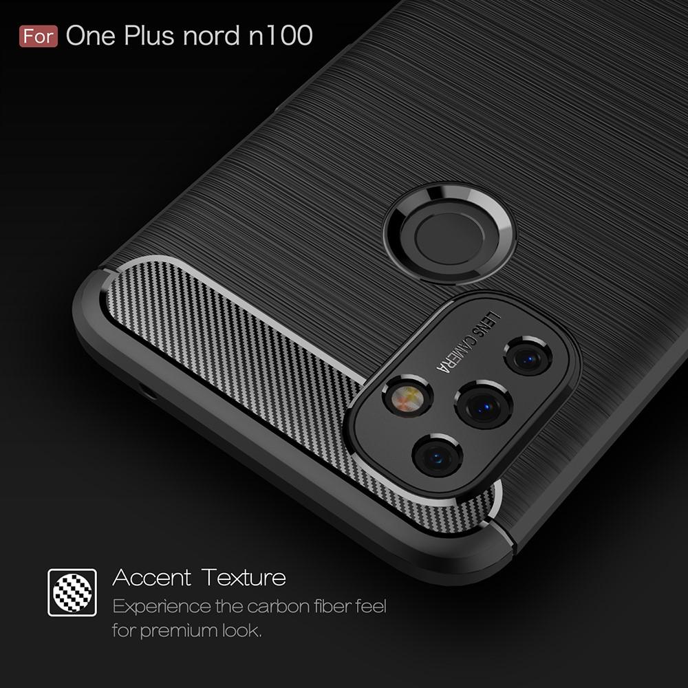 Cover Brushed TPU Case OnePlus Nord N100 Black