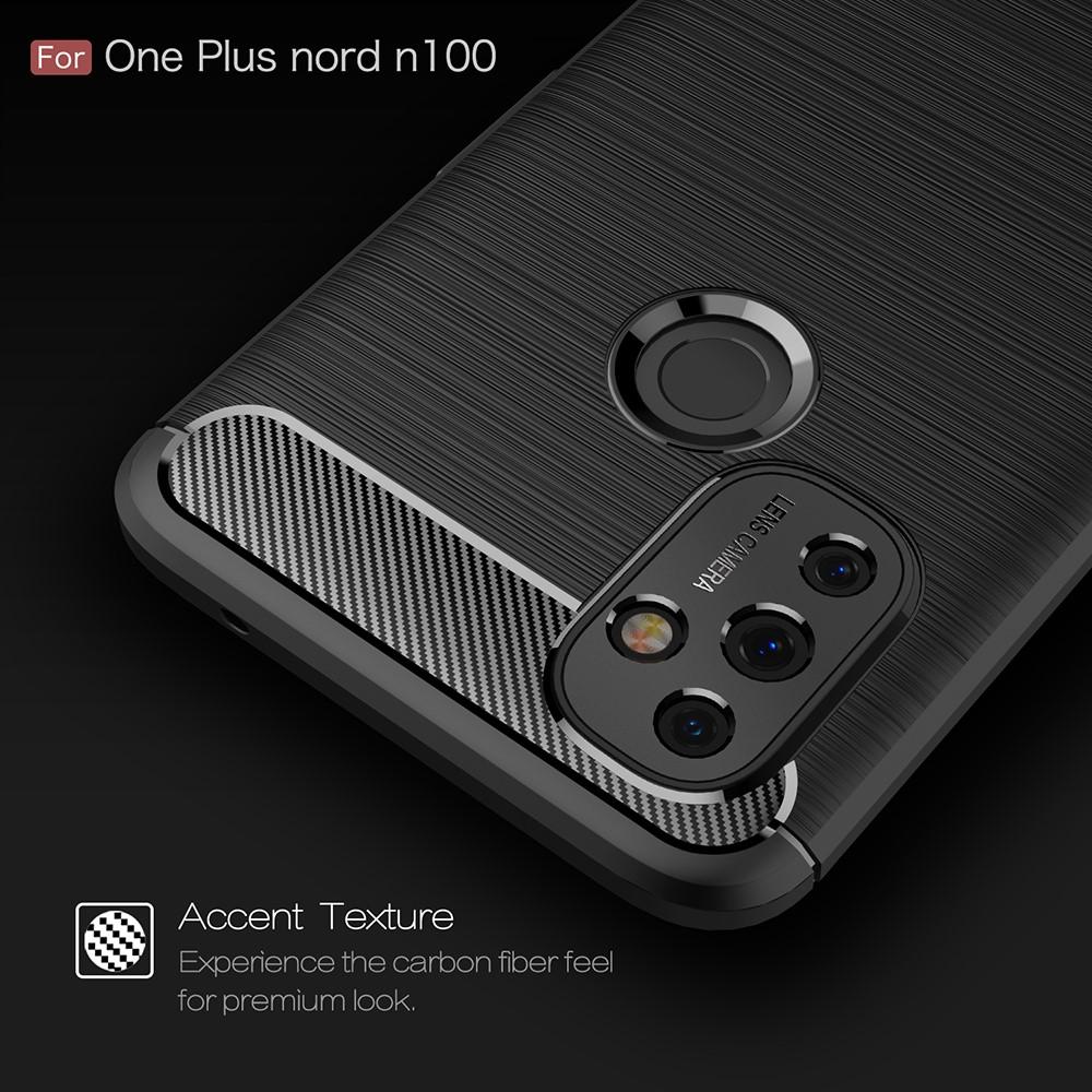 Cover TPU Brushed  OnePlus Nord N100 Nero