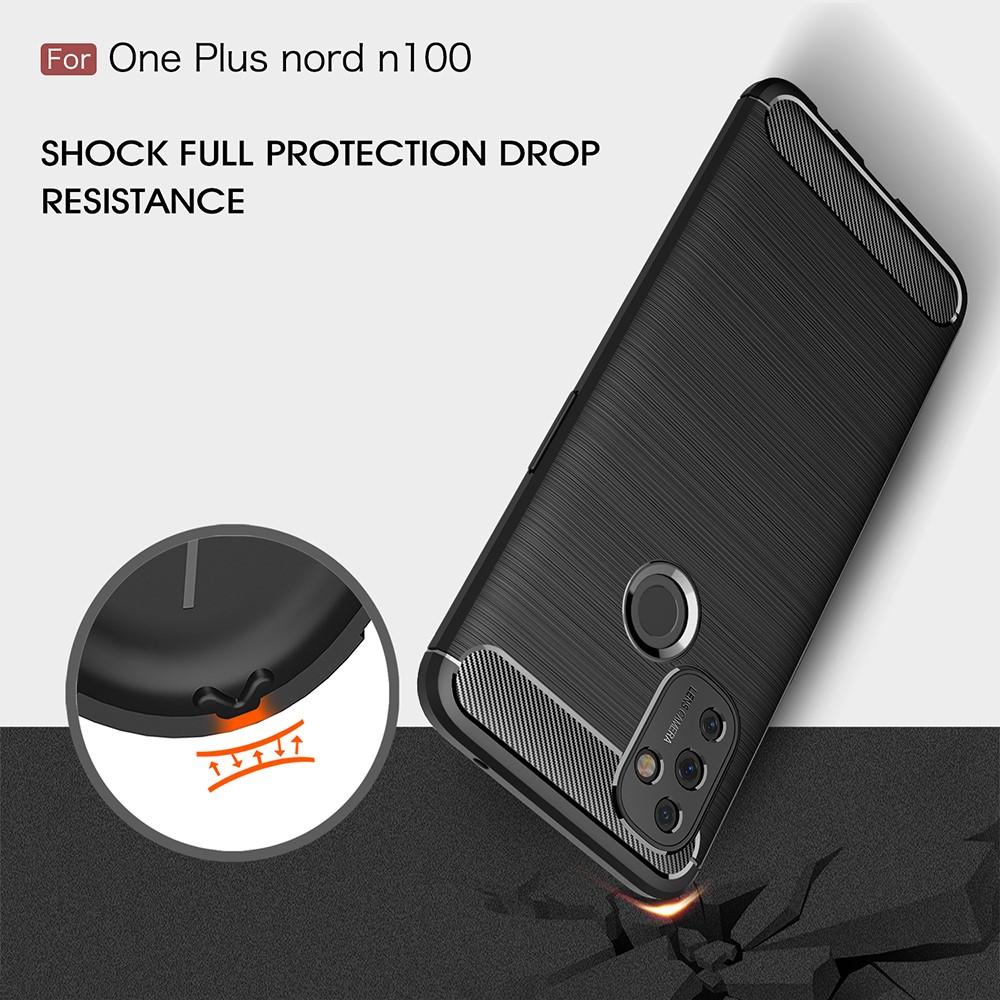 Cover TPU Brushed  OnePlus Nord N100 Nero