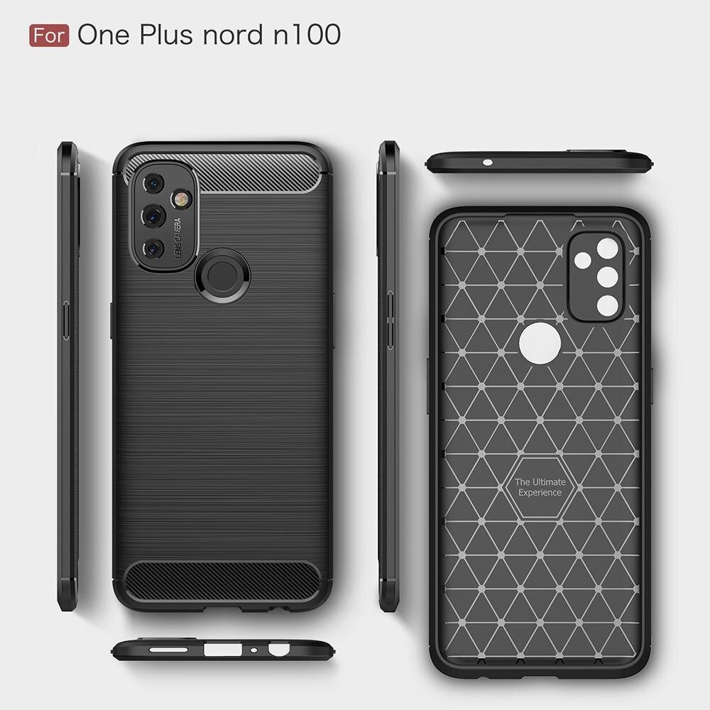 Cover Brushed TPU Case OnePlus Nord N100 Black