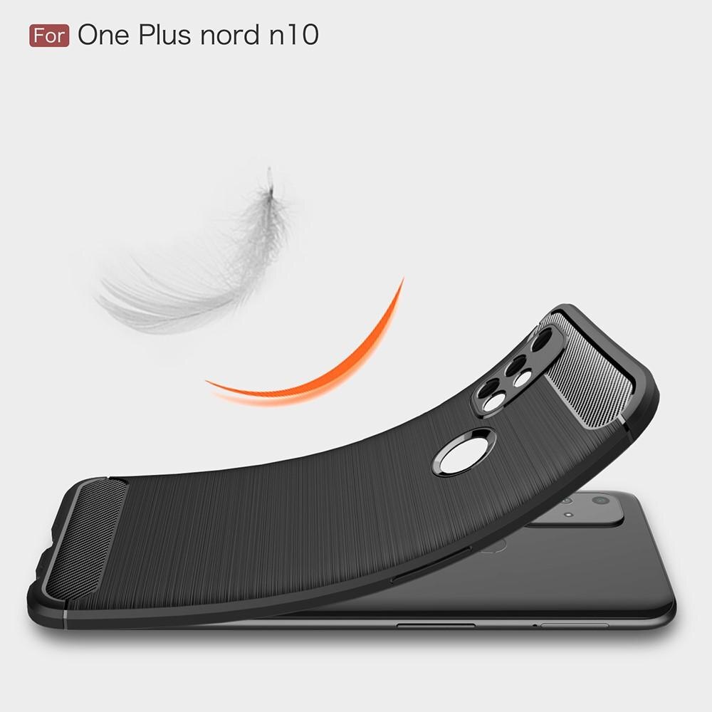 Cover TPU Brushed  OnePlus Nord N10 5G Nero