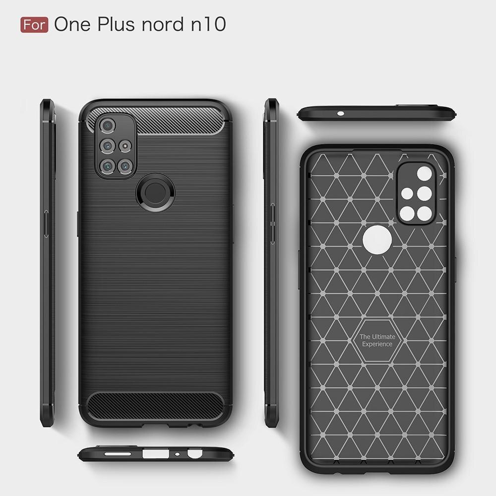 Cover TPU Brushed  OnePlus Nord N10 5G Nero