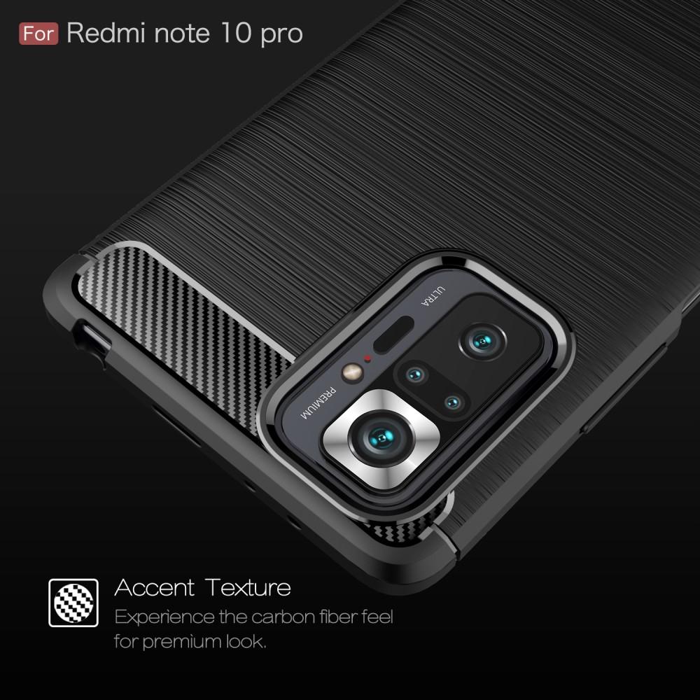 Cover Brushed TPU Case Xiaomi Redmi Note 10 Pro Black