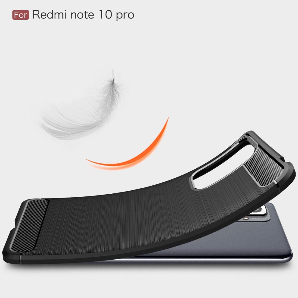 Cover Brushed TPU Case Xiaomi Redmi Note 10 Pro Black