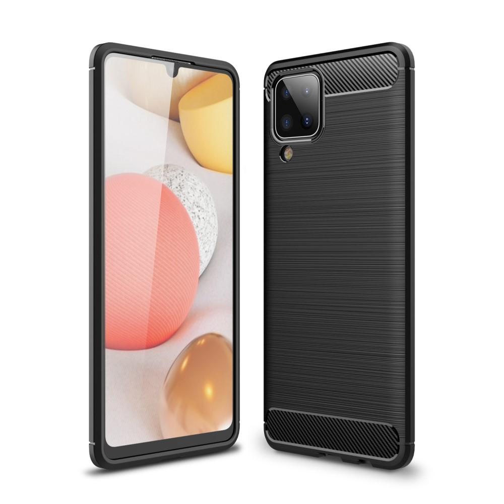 Cover TPU Brushed Samsung Galaxy A12 5G Nero