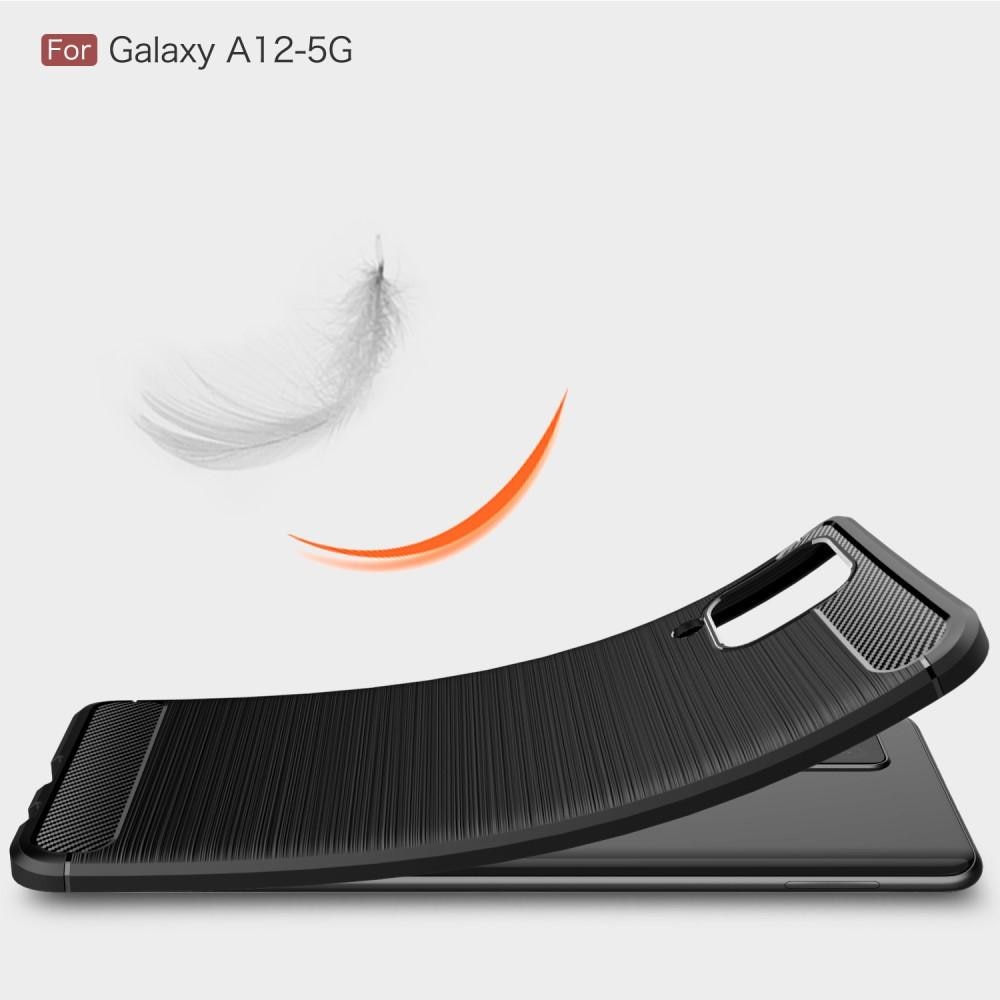 Cover Brushed TPU Case Samsung Galaxy A12 5G Black