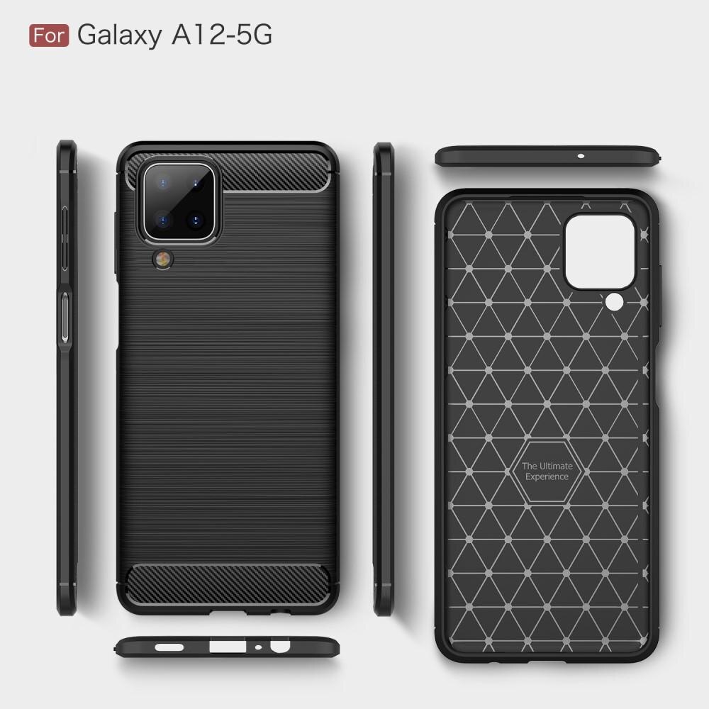 Cover Brushed TPU Case Samsung Galaxy A12 5G Black