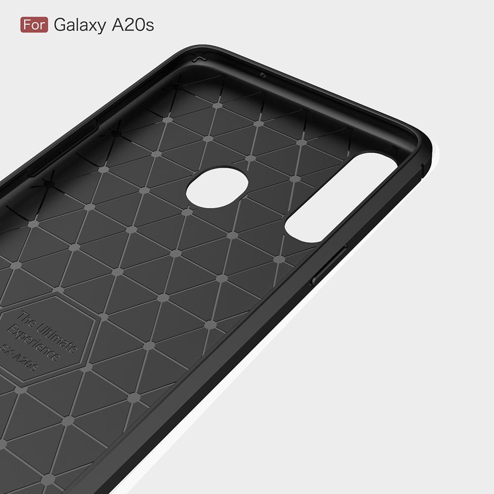 Cover TPU Brushed Samsung Galaxy A20s Nero