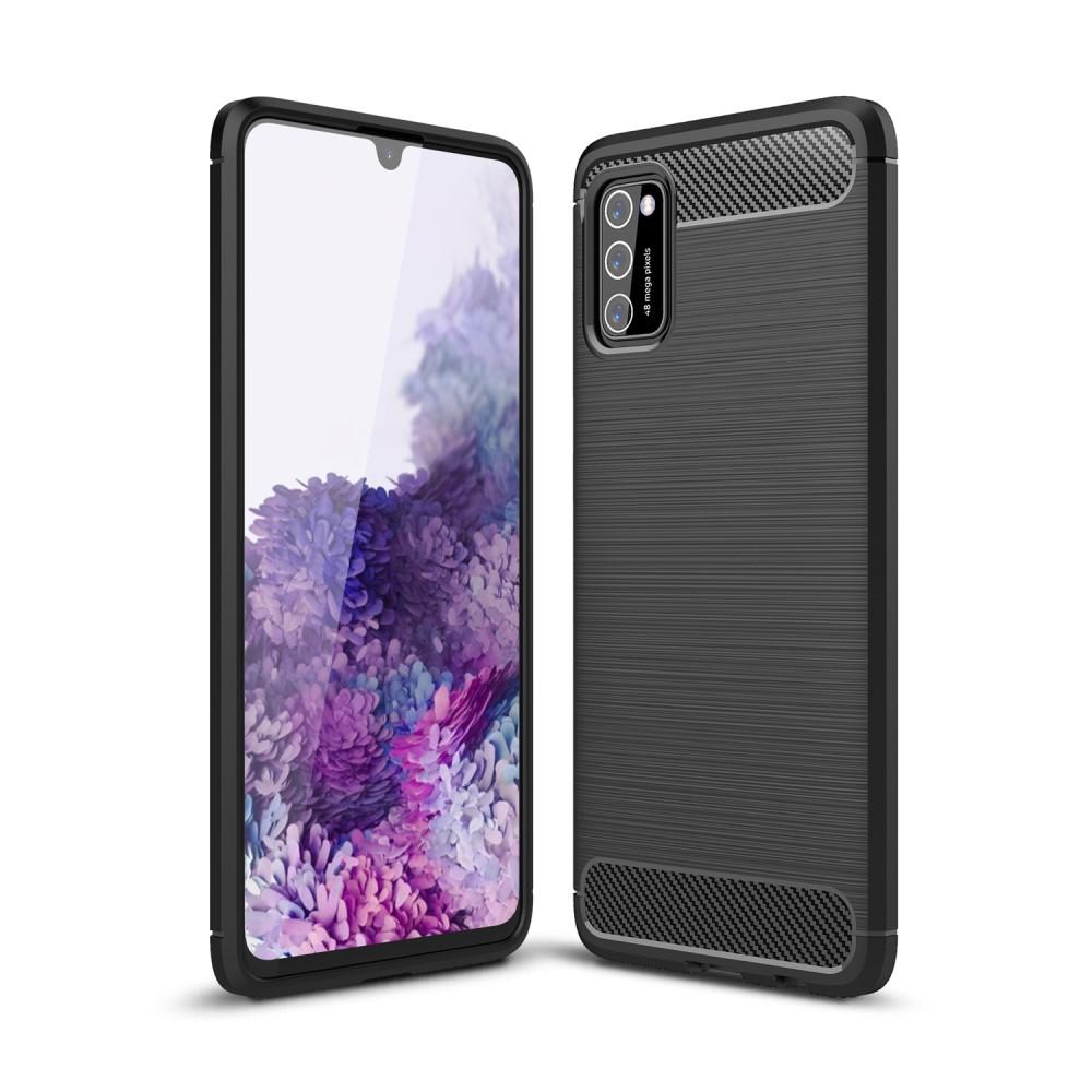 Cover TPU Brushed Samsung Galaxy A41 Nero