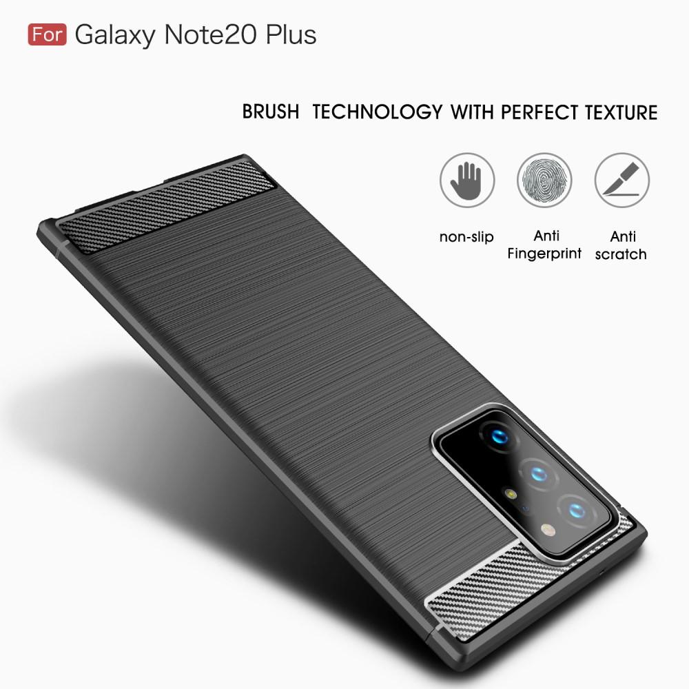 Cover TPU Brushed Samsung Galaxy Note 20 Ultra Nero