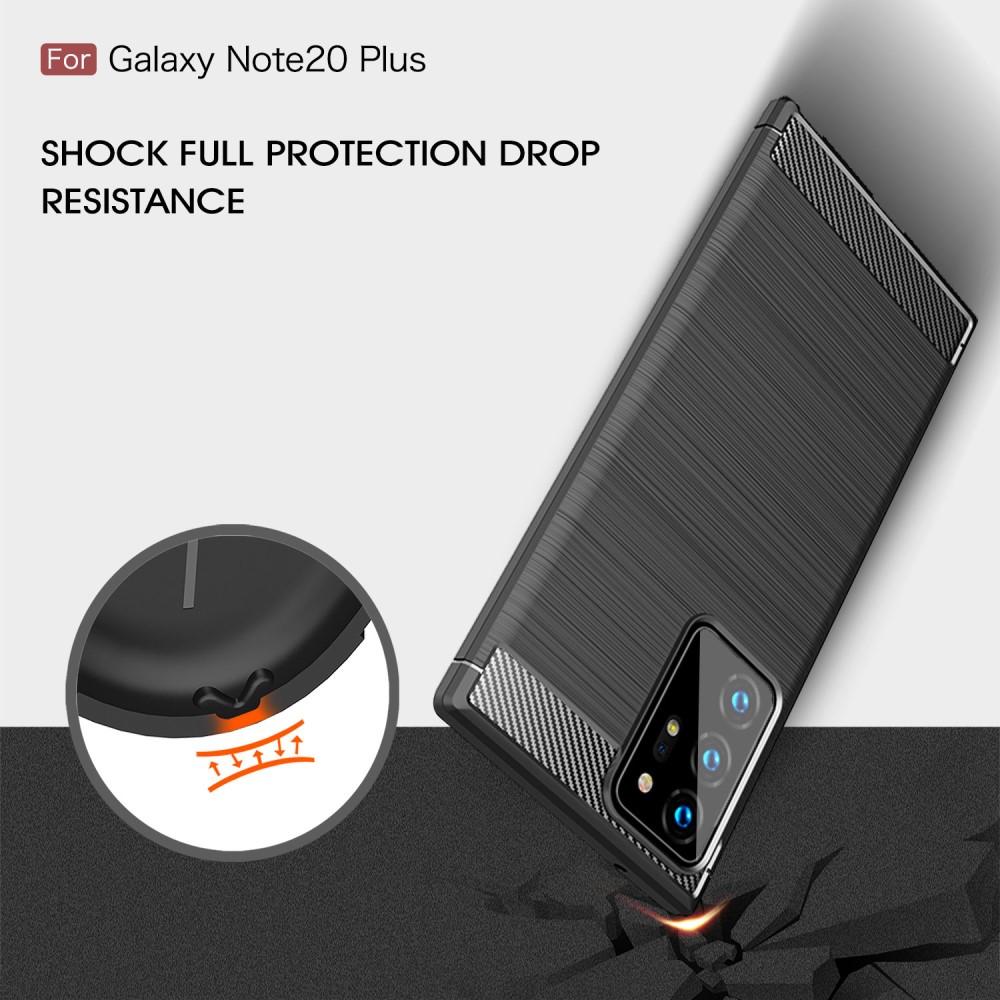 Cover TPU Brushed Samsung Galaxy Note 20 Ultra Nero