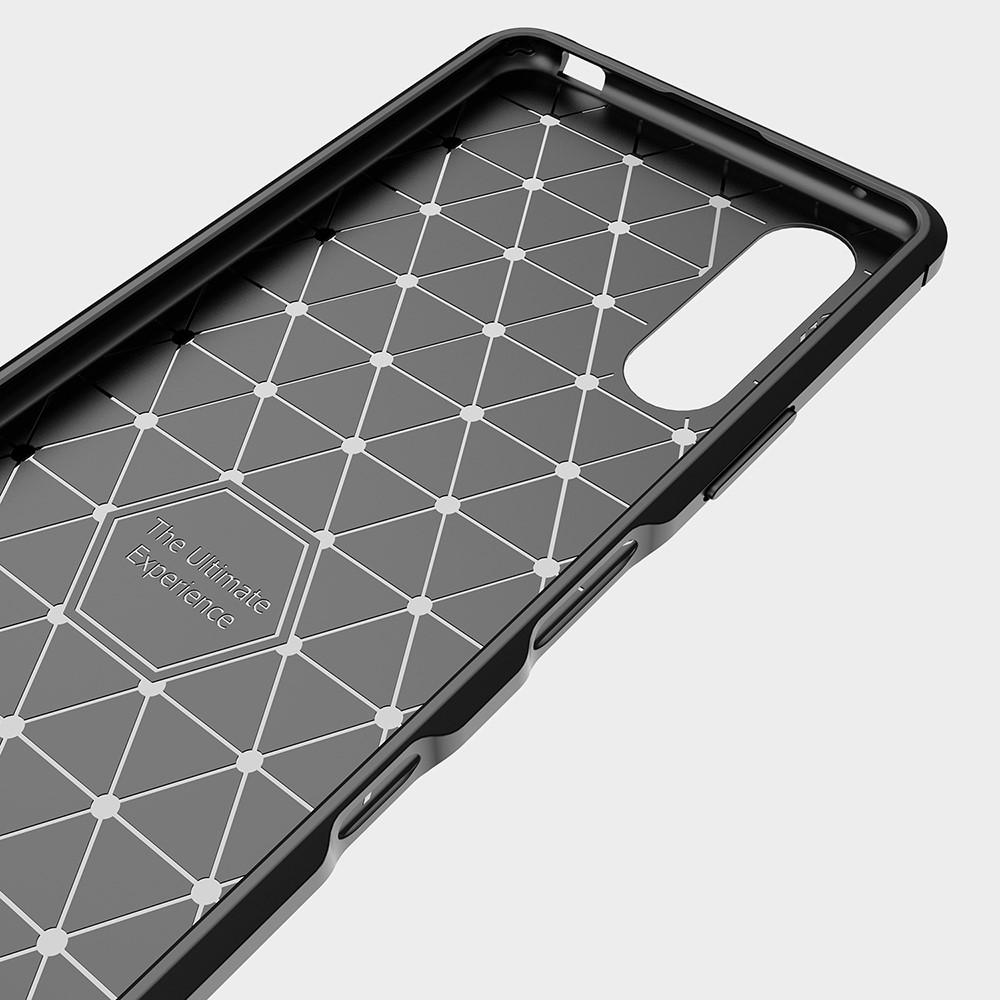 Cover TPU Brushed Sony Xperia 10 III Nero