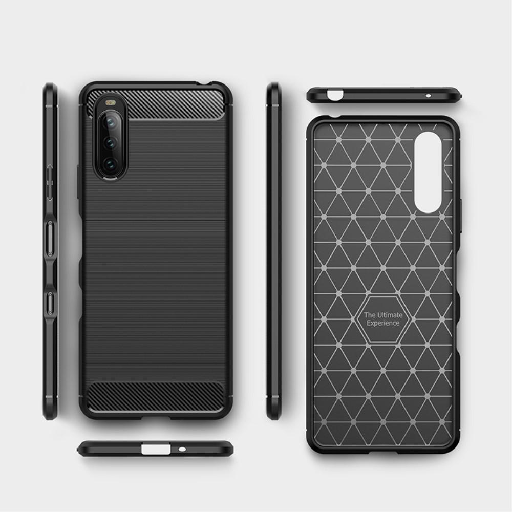 Cover Brushed TPU Case Sony Xperia 10 III Black