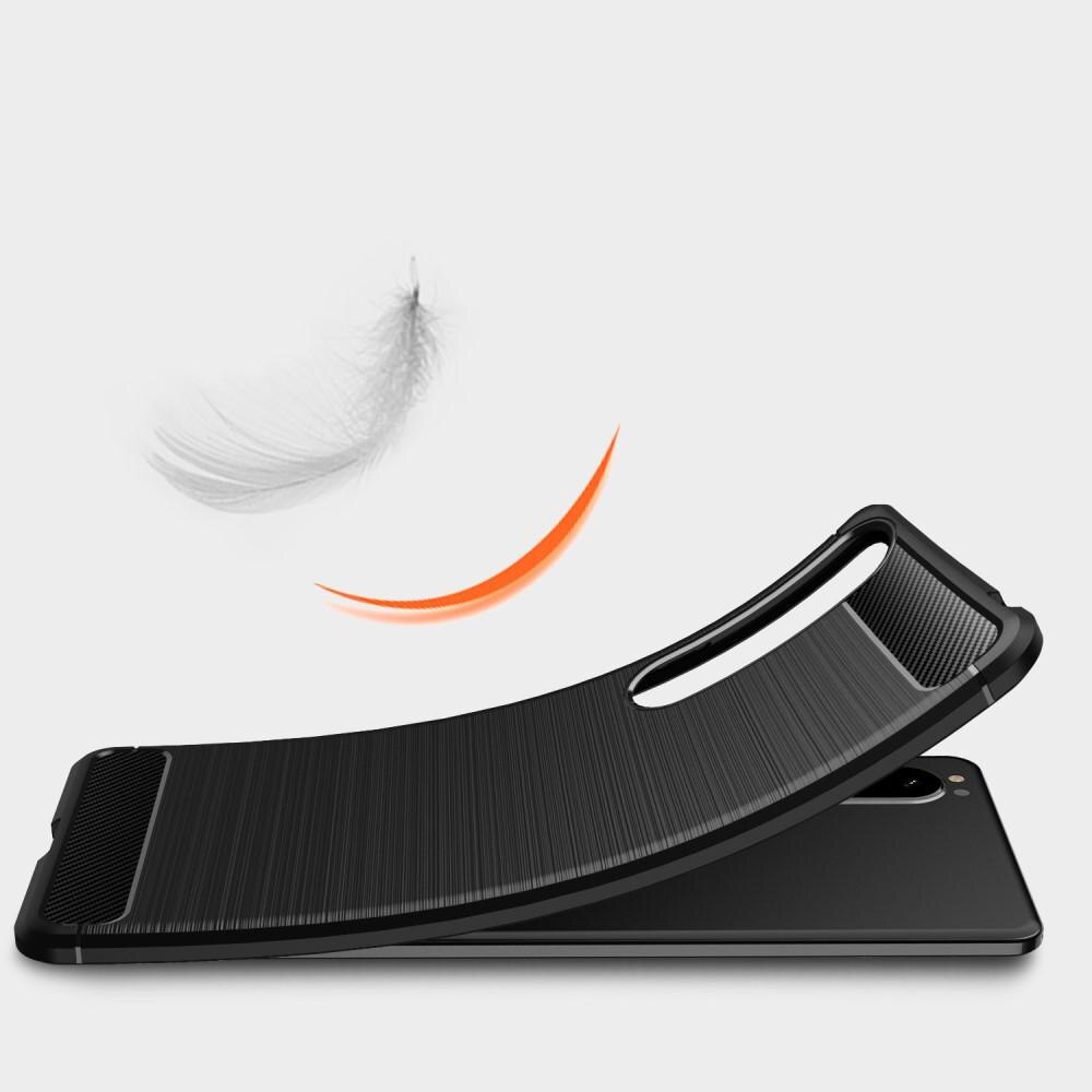 Cover TPU Brushed Sony Xperia 1 III Nero
