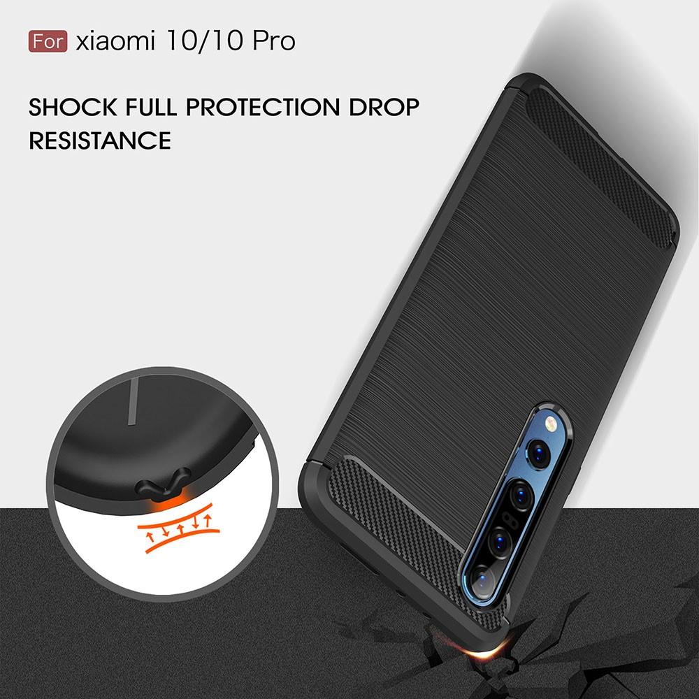 Cover Brushed TPU Case Xiaomi Mi 10/10 Pro Black