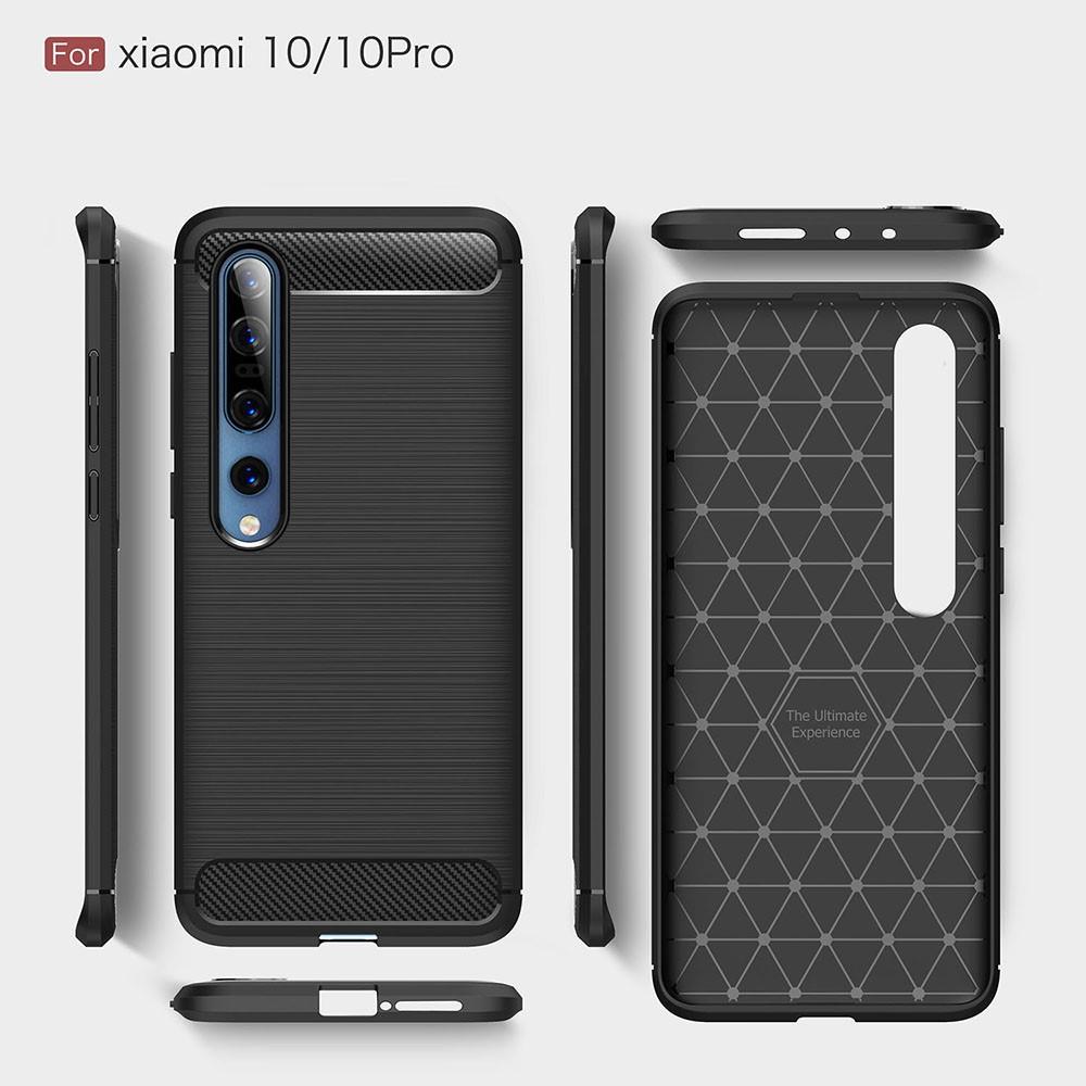 Cover Brushed TPU Case Xiaomi Mi 10/10 Pro Black