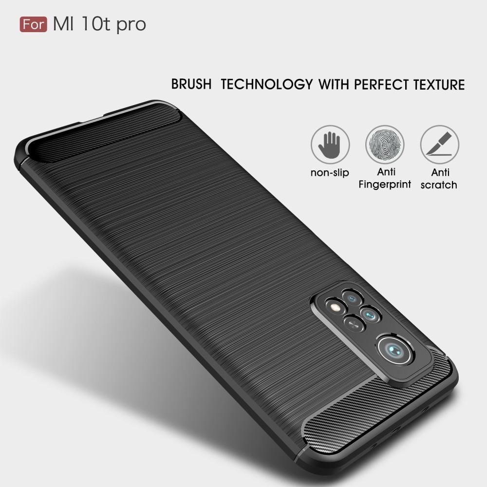 Cover TPU Brushed Xiaomi Mi 10T/10T Pro Nero