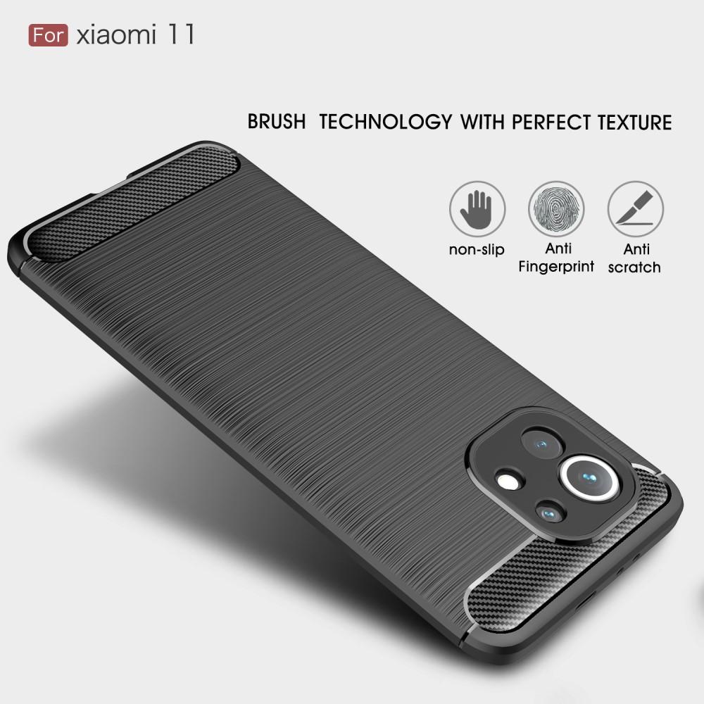 Cover Brushed TPU Case Xiaomi Mi 11 Black