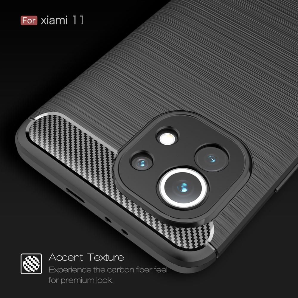 Cover Brushed TPU Case Xiaomi Mi 11 Black
