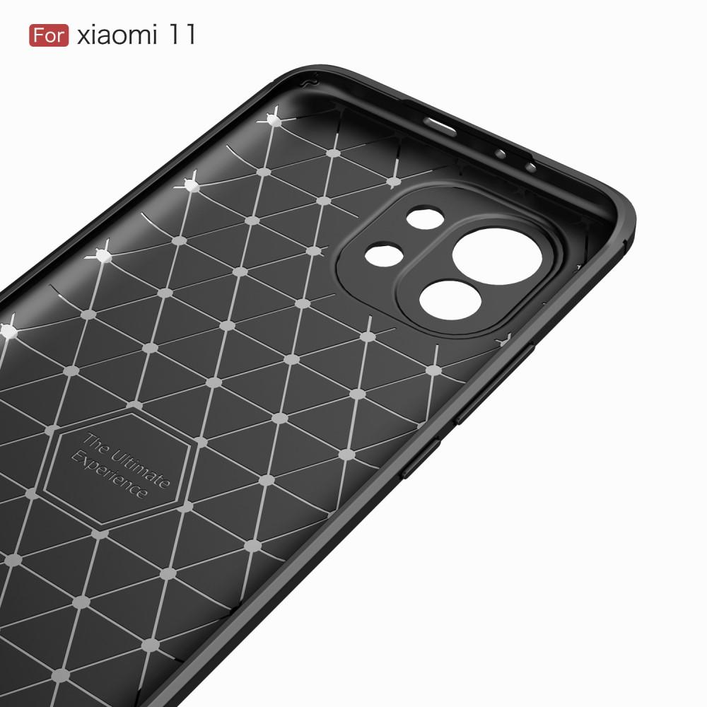 Cover Brushed TPU Case Xiaomi Mi 11 Black