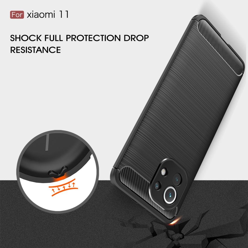 Cover Brushed TPU Case Xiaomi Mi 11 Black