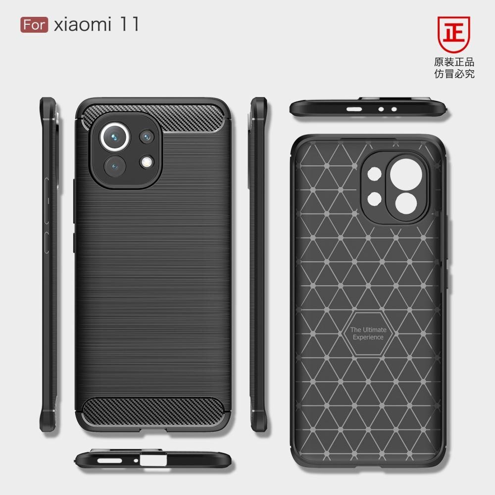 Cover Brushed TPU Case Xiaomi Mi 11 Black