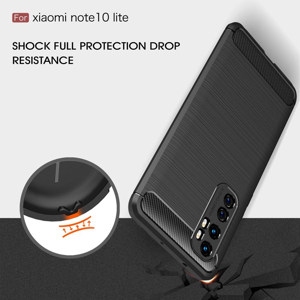 Cover Brushed TPU Case Xiaomi Mi Note 10 Lite Black