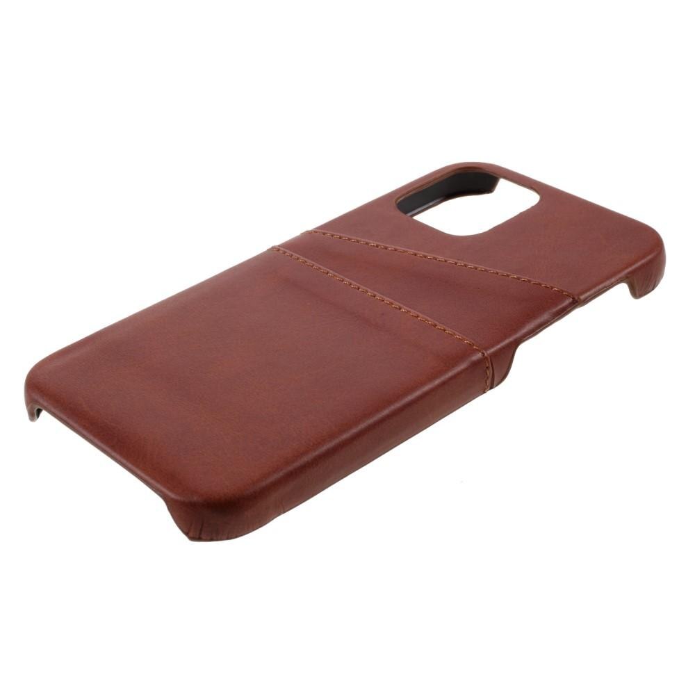 Cover Card Slots iPhone 12/12 Pro Brown