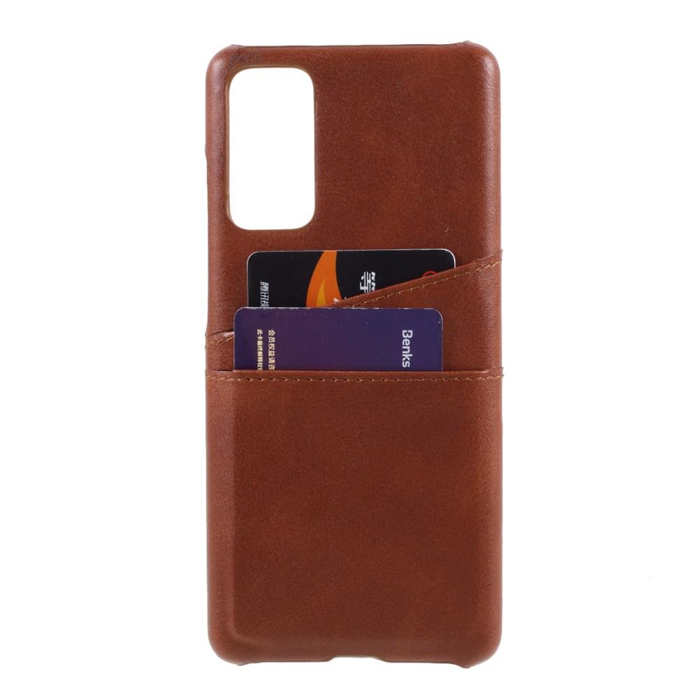 Cover Card Slots Samsung Galaxy S20 FE Brown