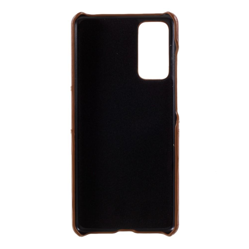 Cover Card Slots Samsung Galaxy S20 FE Brown