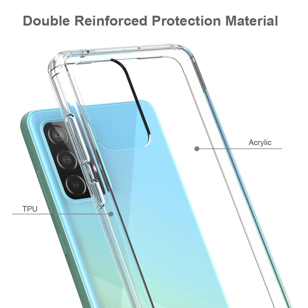 Cover ibrido Crystal Hybrid per Samsung Galaxy A52/A52s, trasparente