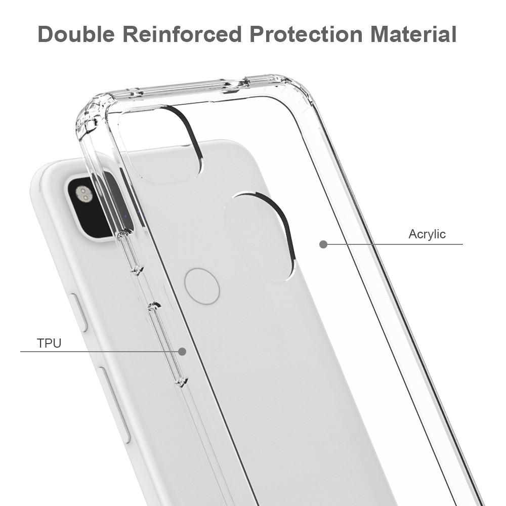 Cover ibrido Crystal Hybrid per Google Pixel 4a, trasparente