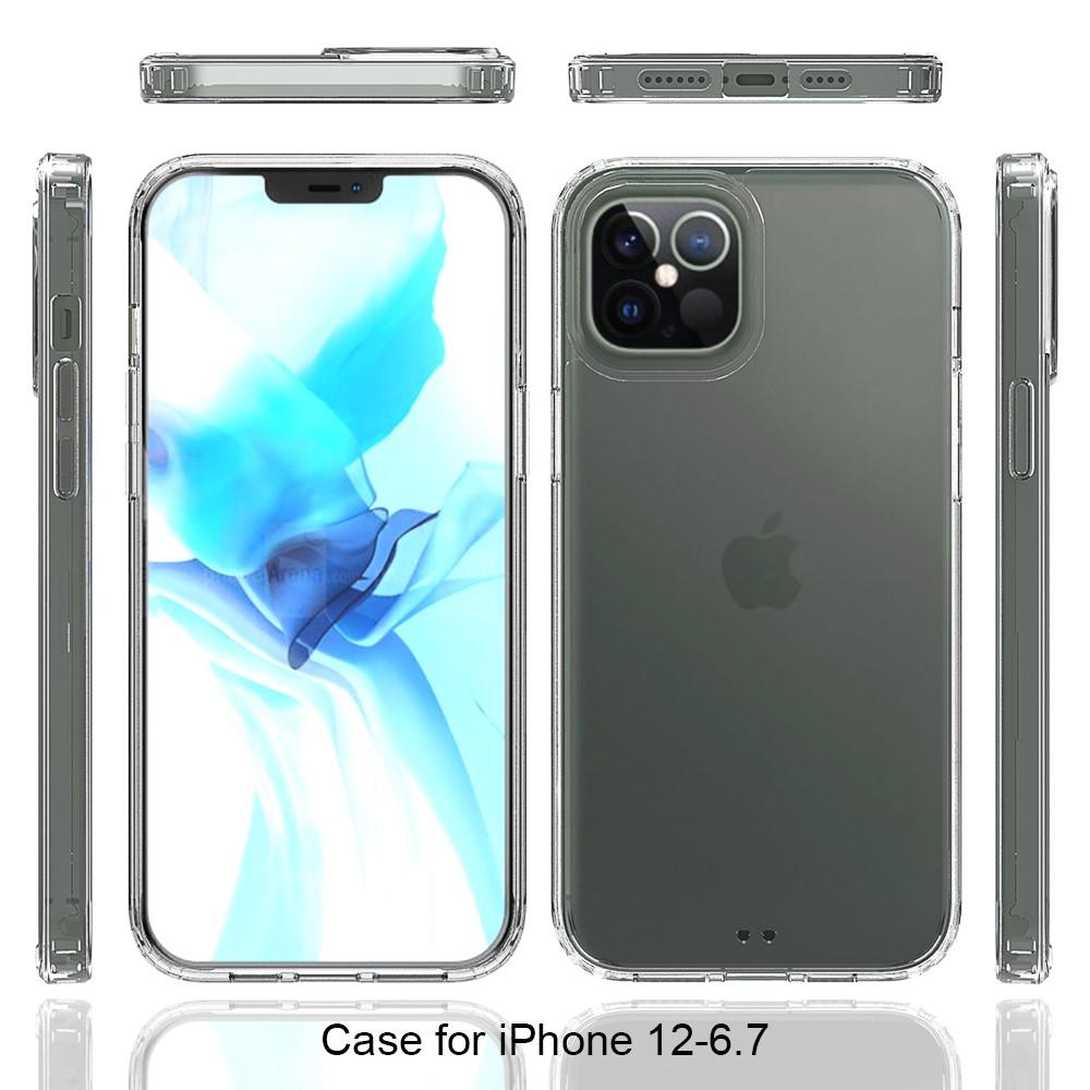 Cover ibrido Crystal Hybrid per iPhone 12 Pro Max, trasparente