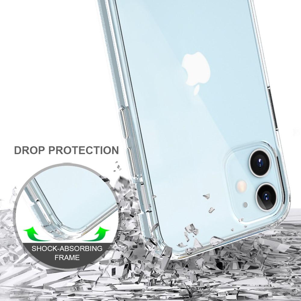Cover ibrido Crystal Hybrid per iPhone 12 Mini, trasparente