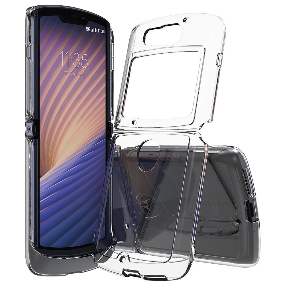 Cover ibrido Crystal Hybrid per Motorola Razr 5G, trasparente