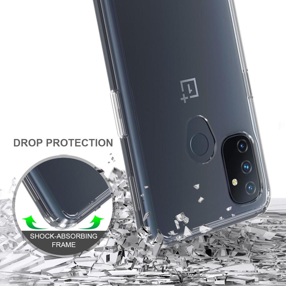 Cover ibrido Crystal Hybrid per OnePlus Nord N100, trasparente