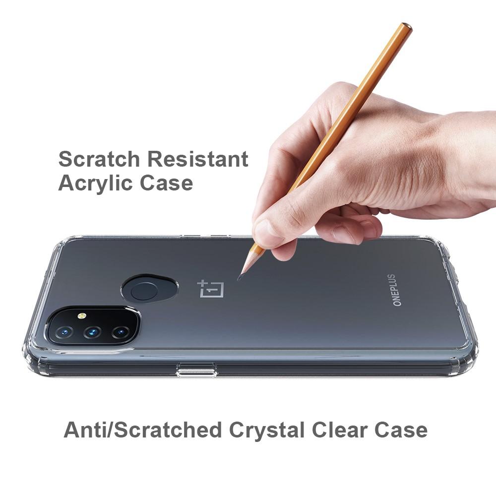 Cover ibrido Crystal Hybrid per OnePlus Nord N100, trasparente