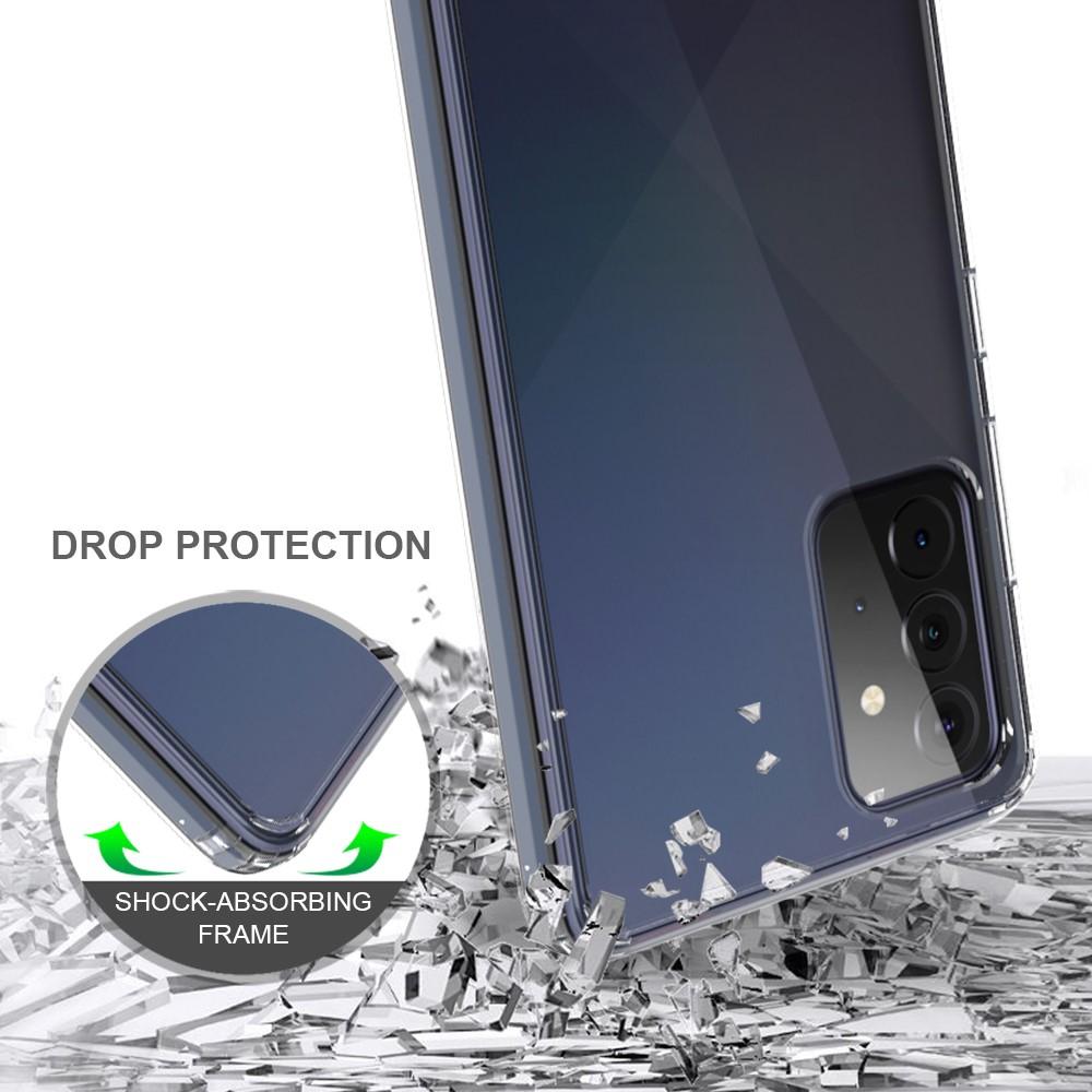 Cover ibrido Crystal Hybrid per Samsung Galaxy A72 5G, trasparente