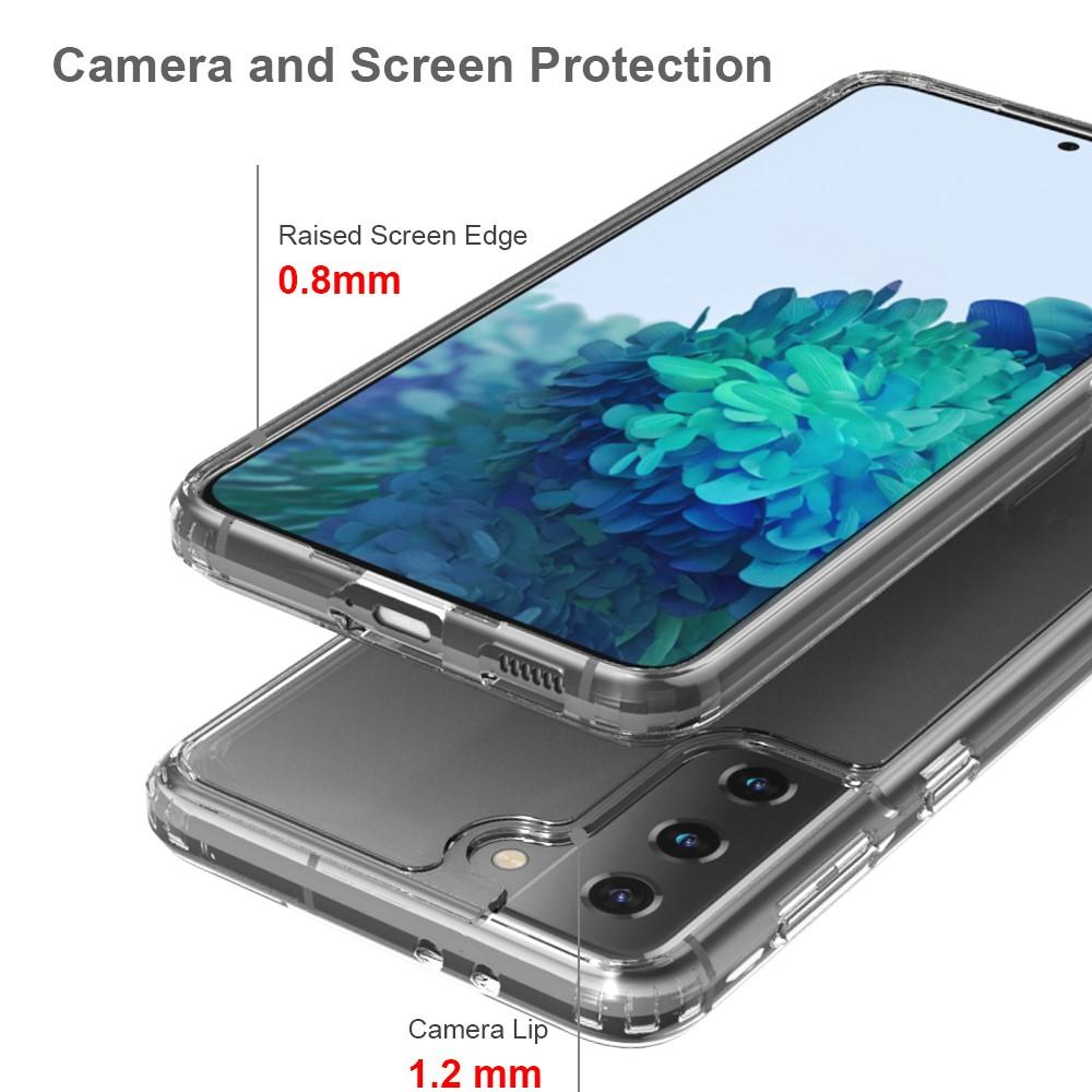 Cover ibrido Crystal Hybrid per Samsung Galaxy S21 Plus, trasparente
