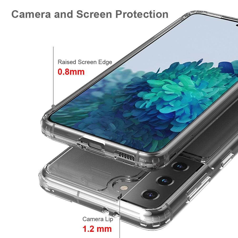 Cover ibrido Crystal Hybrid per Samsung Galaxy S21, trasparente