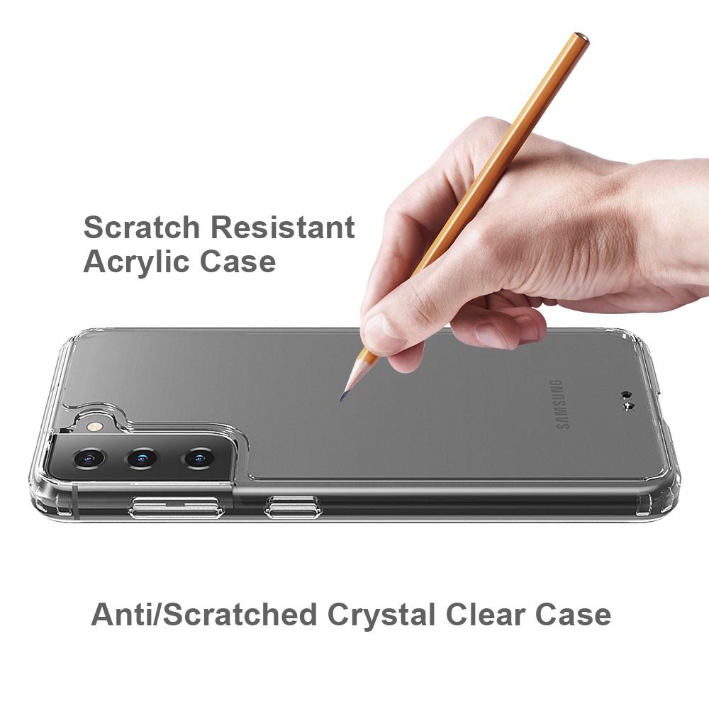 Cover ibrido Crystal Hybrid per Samsung Galaxy S21, trasparente