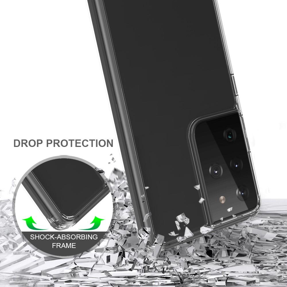 Cover ibrido Crystal Hybrid per Samsung Galaxy S21 Ultra, trasparente